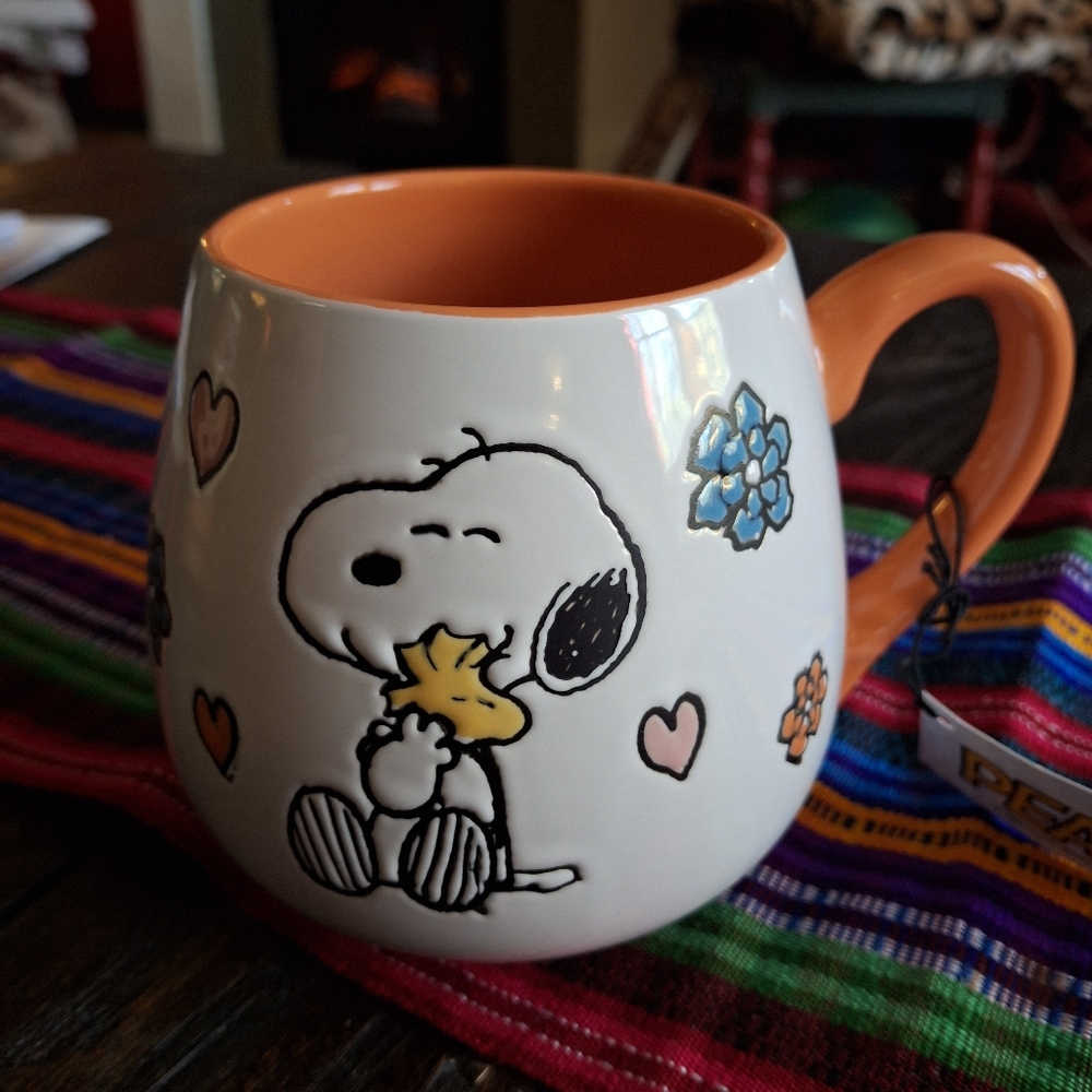 Snoopy & Woodstock Peanuts Gang Mug "Mother's Baby" 20 Oz NWT
